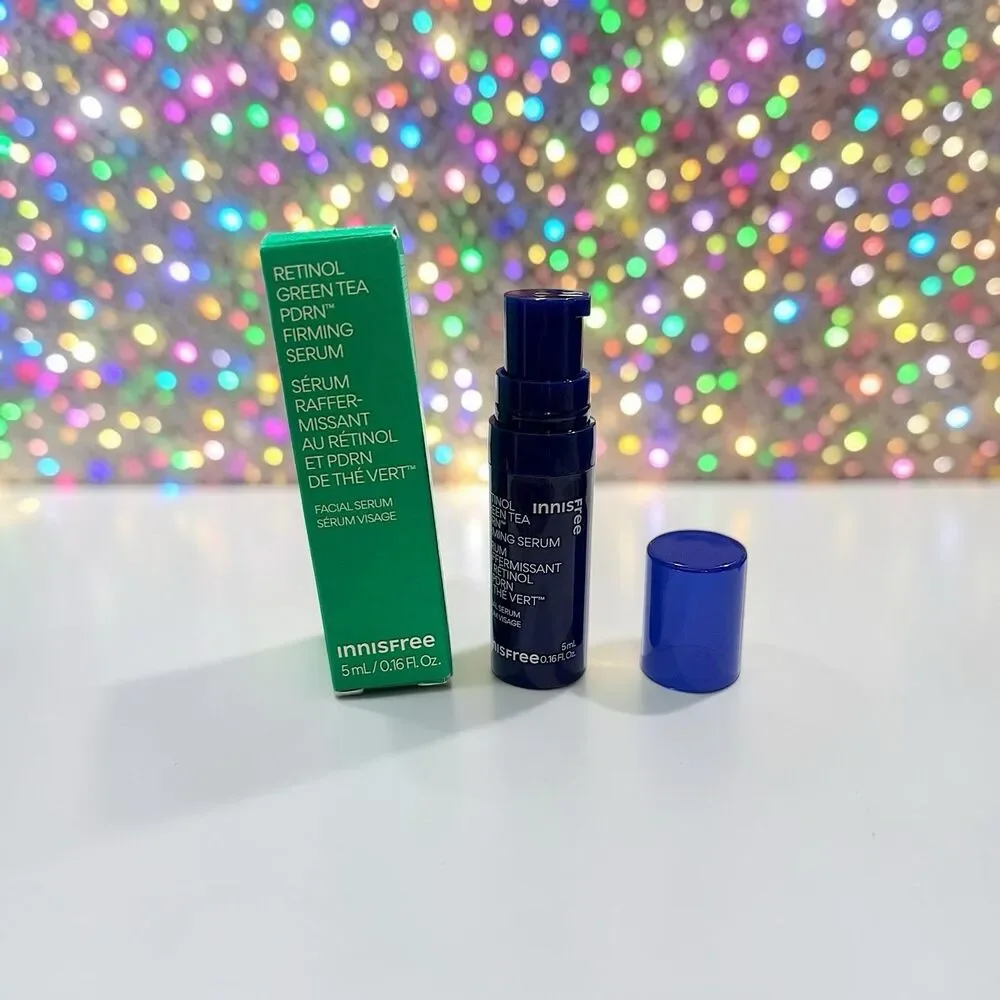 INNISFREE Retinol Green Tea PDRN Firming Serum Deluxe Mini 0.16 fl oz 5 ml NIB